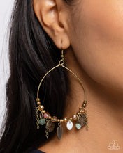Load image into Gallery viewer, FEATHERED FRINGE - BRASS