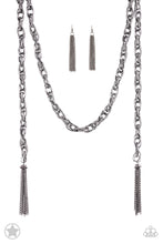 Load image into Gallery viewer, SCARFED FOR ATTENTION - GUNMETAL