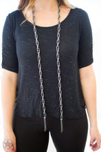 Load image into Gallery viewer, SCARFED FOR ATTENTION - GUNMETAL