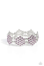 Load image into Gallery viewer, SCINTILLATING SNOWFLAKES - PURPLE