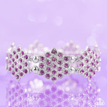 Load image into Gallery viewer, SCINTILLATING SNOWFLAKES - PURPLE