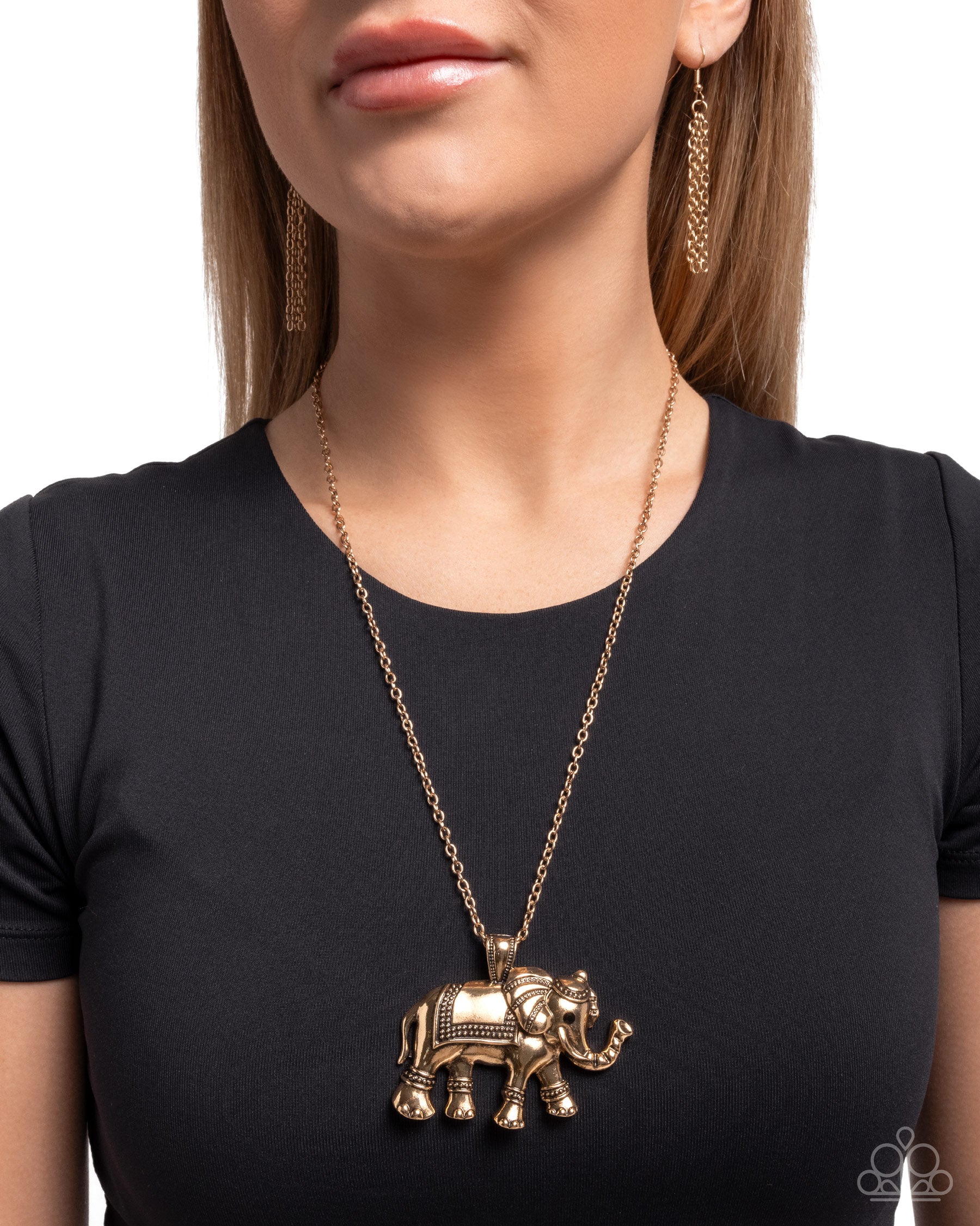 ELABORATE ELEPHANT - GOLD