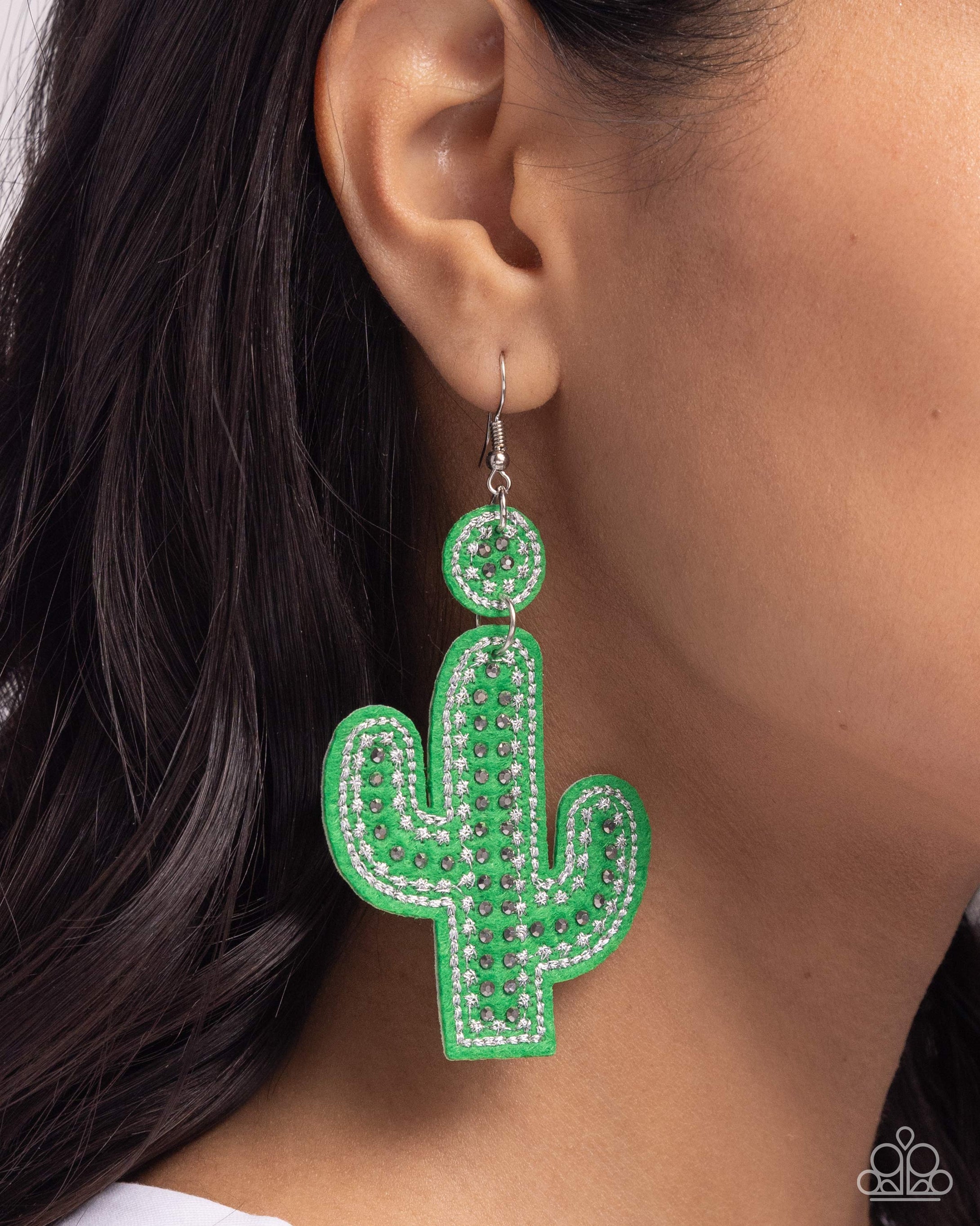 CACTUS CAMEO - GREEN